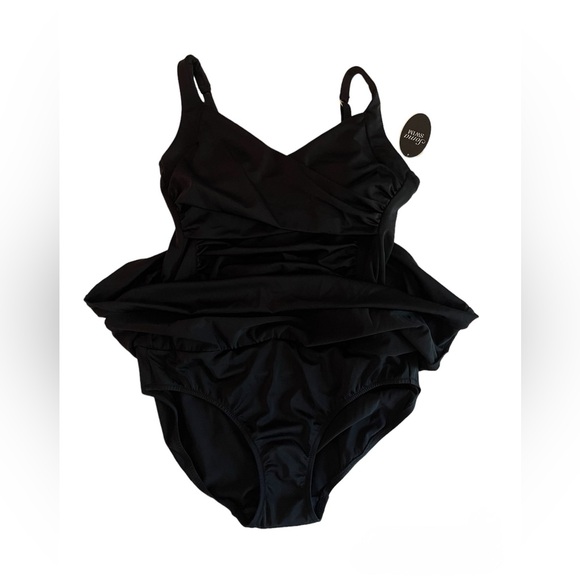 Soma Swim Dress Black Size 10 - Picture 5 of 6